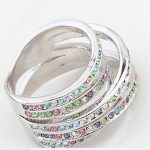  5-Band-Ring, mehrfarbig, 6,5