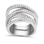  5-Band-Ring, Kristall, 7,5