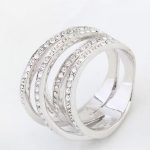  5-Band-Ring, Kristall, 7,5