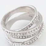  5-Band-Ring, Kristall, 8,5