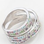  5-Band-Ring, mehrfarbig, 7,5