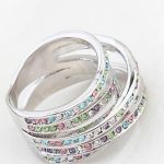  5-Band-Ring, mehrfarbig, 8,5