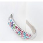  Silberring, mehrfarbig, 6,5