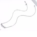 Ezüst nyaklánc tappancsokkal