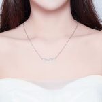 Ezüst nyaklánc tappancsokkal