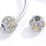  Silberanhänger, Blumenperle