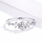 Ezüst eljegyzési gyűrű 6-os méret