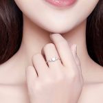 Ezüst eljegyzési gyűrű 6-os méret