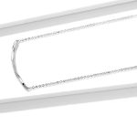 Silberne Halskette mit minimalistischem Anhänger