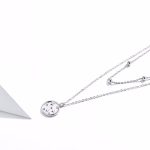 Ezüst nyaklánc csillagos medállal