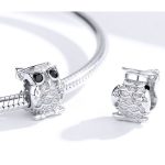 Silberner Eulenanhänger