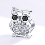 Silberner Eulenanhänger