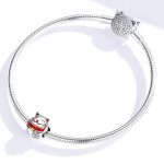 Silberanhänger, Glückskatze