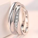 Herren-Ehering, Silber, verstellbar