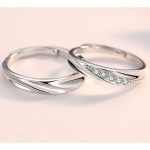 Herren-Ehering, Silber, verstellbar