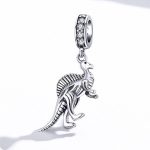 Silberner Dino-Anhänger