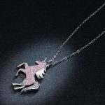 Silberne Halskette mit Einhorn-Anhänger