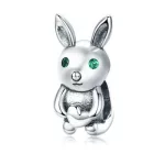 Silberner Hasenanhänger