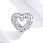 Silbernes Charm-Herz