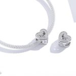 Silbernes Charm-Herz