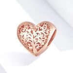 Silberanhänger, Lebensbaum, Roségold