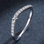 Silberring mit Stern, Größe 6