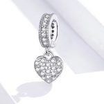 Silberanhänger, Ring mit Herz