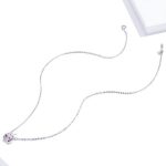 Silberne Halskette mit Marienkäfer-Anhänger