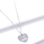 Silberne Halskette mit Lebensbaum-Anhänger