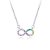 Ezüst nyaklánc végtelenszimbólummal