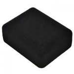 Samt-Schmuckkästchen für Halskette, schwarz