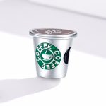 Ezüst charm, kávéspohár