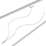 Silberne Halskette mit Anhänger „Unendlicher Glaube“.