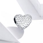 Silberanhänger, poliertes Herz