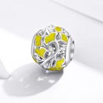 Silberanhänger mit Perlenblättern