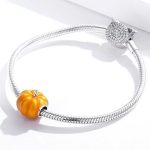 Silberanhänger, Kürbis