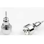  Runde Ohrringe, Kristall, verziert mit Swarovski-Kristallen