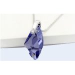  Tropfenanhänger-Schmuckset, verziert mit Swarovski-Kristallen