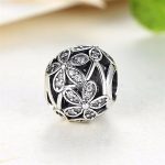 Silberanhänger, Blumenperle