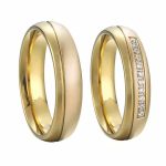 Női karikagyűrű rozsdamentes acélból, 9-es méret