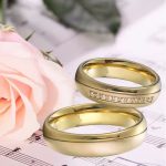 Női karikagyűrű rozsdamentes acélból, 5-ös méret