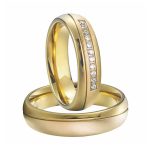 Férfi karikagyűrű rozsdamentes acélból, 7-es méret