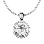  Steinhalskette, verziert mit Swarovski-Kristallen