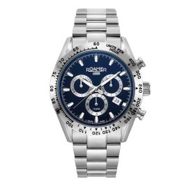 Roamer Herrenuhr, Silbergrau/Nachtblau 850837-41-45-20