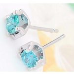 Schmuckset, verziert mit Swarovski-Kristallen, grün