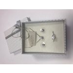 Schmuckset, verziert mit Swarovski-Kristallen, Kristall