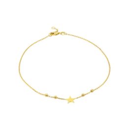  Fußkettchen aus 14-karätigem Gold mit Stern
