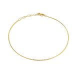 Fußkettchen aus 14-karätigem Gold, Schlange