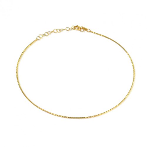 Fußkettchen aus 14-karätigem Gold, Schlange