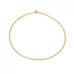 Fußkettchen aus 14-karätigem Gold, Rüstung